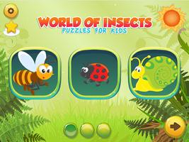 Puzzles for kids World of Inse تصوير الشاشة 3