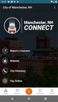 Manchester, NH Connect الملصق