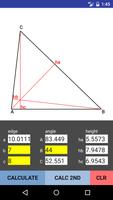 Triangle Calculator capture d'écran 1