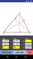 Triangle Calculator capture d'écran 3
