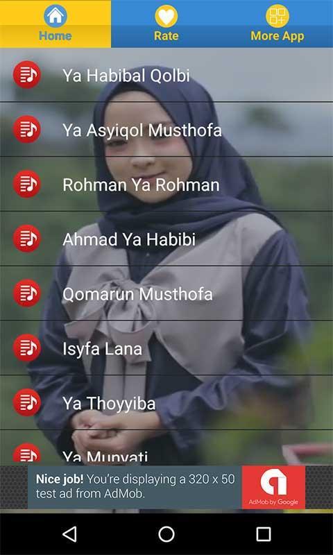 Lagu Sholawat Ya Habibal Qolbi Nissa Sabyan for Android 