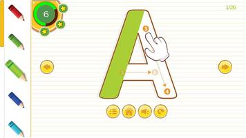 Aprender a Escribir El Alfabet Poster