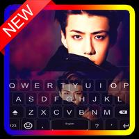 Sehun EXO Keyboard Theme screenshot 3
