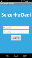 Seize the Deal - Merchant App Affiche