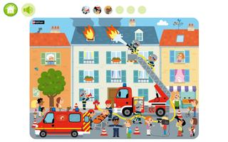 Maxipuzzle Les pompiers capture d'écran 3