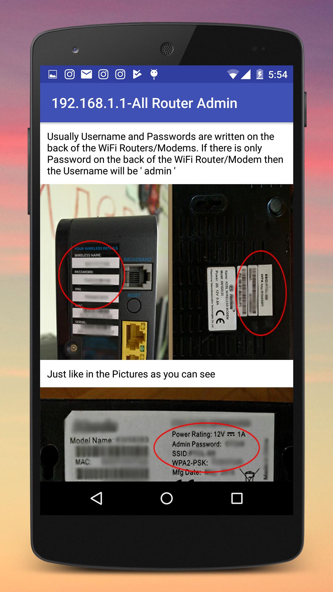 Router settings Router Admin Setup WiFi Password for Android - APK Download