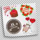 Birthday Photo Cake Stickers for Whatsapp Chat icône