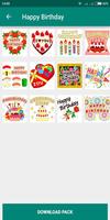 Birthday Photo Cake Stickers for Whatsapp Chat 스크린샷 1