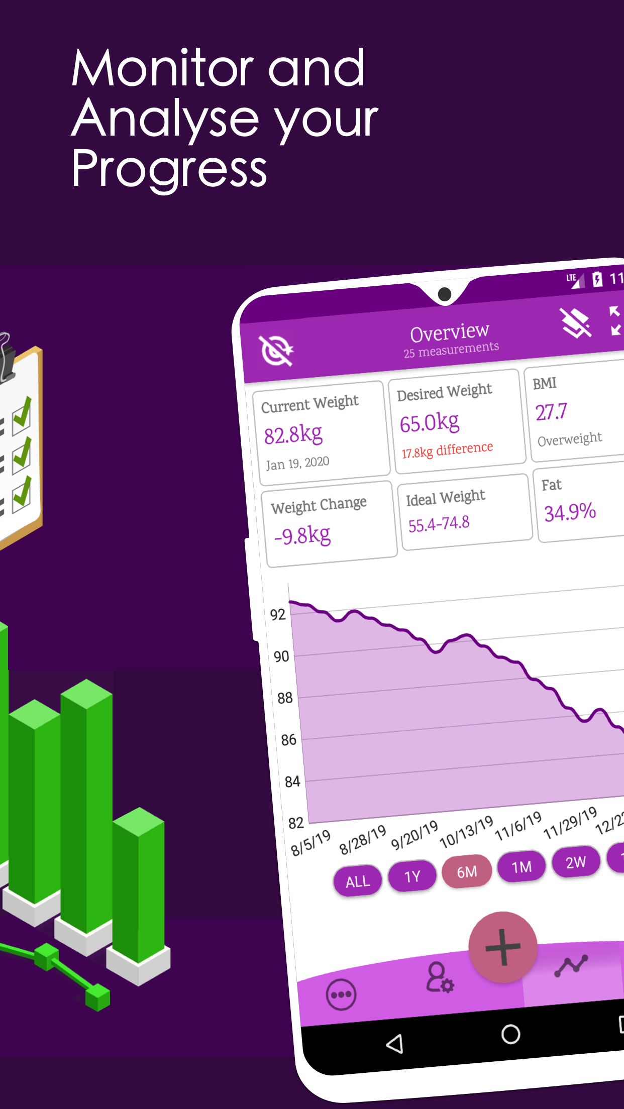 weight diary weight loss tracker bmi body fat apk 3 1 body fat tracker