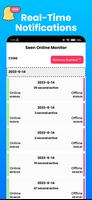Online Last Tracker Whatsapp Affiche