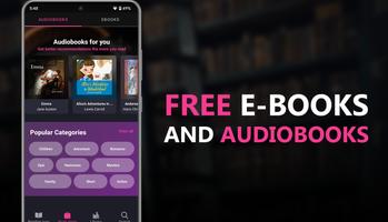Open Audiobooks & E-books الملصق