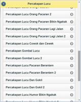 Percakapan Lucu Ngakak اسکرین شاٹ 1