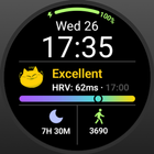 Moodpress Rainbow Watch Face Zeichen