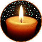 Night Light | Candle Fireplace آئیکن