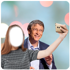 Selfie avec Bill Gates icône