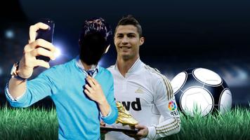 Selfie avec Cristiano Ronaldo Affiche