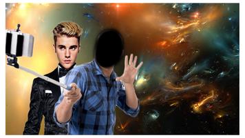 Selfie avec Justin Bieber Affiche