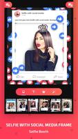 Selfie photo booth - Selfie booth photo editor Affiche