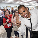 クリスブラウンと自分撮り