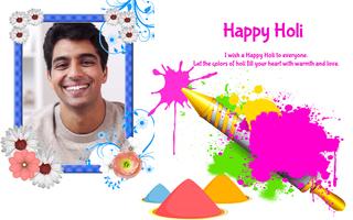 Happy Holi Photo Frame Background Changer Affiche