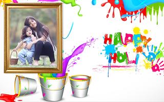 Happy Holi Photo Frame Background Changer capture d'écran 1