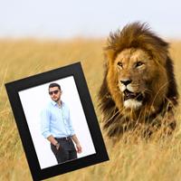 Lion Insta DP Maker - Selfie With Lion Frame capture d'écran 1
