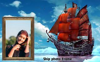 Ship Photo Editor - Stimer Boat Selfie Editor Affiche