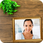 Wood Photo Frame Instant DP Creator آئیکن