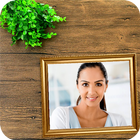 Wood Photo Frame Instant DP Creator icono