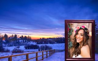 Winter Photo Frame Selfie Editor الملصق