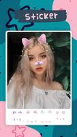 Selfie Sticker Beauty - Selfie Candy Camera screenshot 1