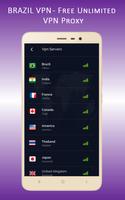 Brazil VPN - Free Unlimited VPN Proxy captura de pantalla 3