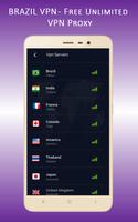 Brazil VPN - Free Unlimited VPN Proxy تصوير الشاشة 3