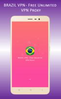 Brazil VPN - Free Unlimited VPN Proxy Cartaz