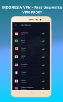 Indonesia VPN - Free Unlimited VPN Proxy captura de pantalla 3