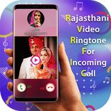 Rajasthani Video Ringtone for Incoming Call Status icône