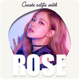 Create selfie with Rose (BlackPink)