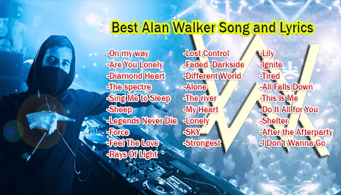 Strongest, Alan Walker  Sing to me, Alan walker, Lyrics