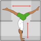 Gymnastiek uitrekken-icoon