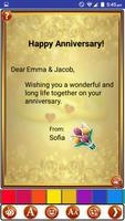 Make Marriage Anniversary Greetings Wedding Card screenshot 3