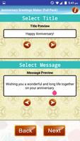 Make Marriage Anniversary Greetings Wedding Card screenshot 1