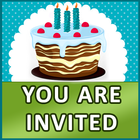 Birthday Invitation Card Maker أيقونة