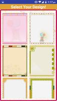 Birthday Invitation Card Maker الملصق