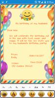 Design Birthday Invitations الملصق