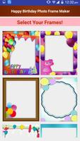 Happy Birthday Photo Frames الملصق