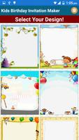 Kids Birthday Invitation Maker Cartaz