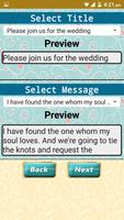 Wedding Invitation Cards Maker Marriage Card App capture d'écran 2