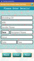 Make Marriage Invitation Cards تصوير الشاشة 2