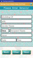 Make Marriage Invitation Cards screenshot 2