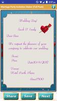 Make Marriage Invitation Cards تصوير الشاشة 3